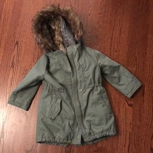 Baby Gap Fur Lined Wonder Coat